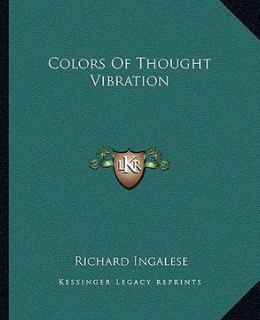 portada colors of thought vibration (en Inglés)