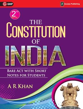 portada The Constitution of India Bare Act with Short Notes for Students 2ed (in English)