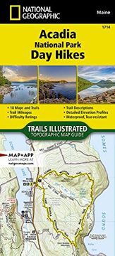 portada Acadia National Park day Hikes map (en Inglés)