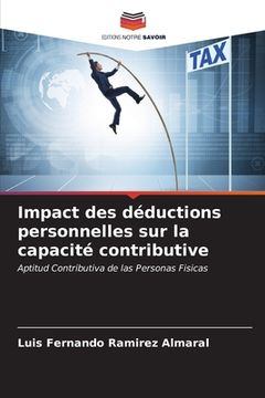 portada Impact des déductions personnelles sur la capacité contributive (in French)