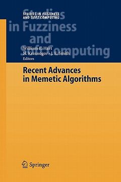 portada recent advances in memetic algorithms (en Inglés)