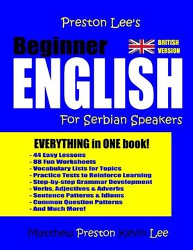 portada Preston Lee's Beginner English For Serbian Speakers (British)
