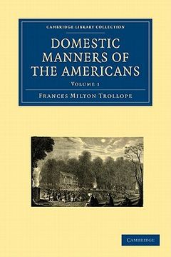 portada domestic manners of the americans 2 volume paperback set