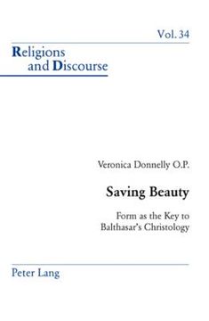 portada Saving Beauty: Form as the Key to Balthasar's Christology