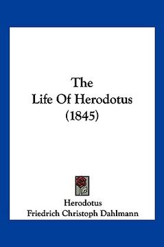 portada the life of herodotus (1845) (en Inglés)