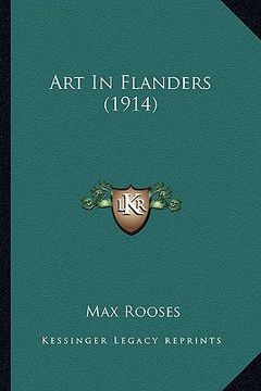 portada art in flanders (1914) (en Inglés)