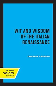 portada Wit and Wisdom of the Italian Renaissance 