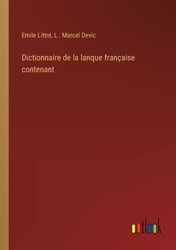 portada Dictionnaire de la lanque française contenant (en Francés)
