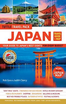 portada Japan Travel Guide & map Tuttle Travel Pack: Your Guide to Japan's Best Sights for Every Budget (Includes Pull-Out Japan Map) (Tuttle Travel Guide & Map) (en Inglés)