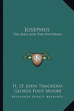 portada josephus: the man and the historian (en Inglés)