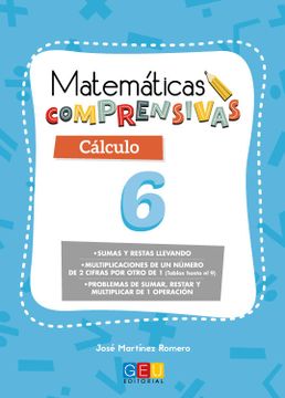portada Matemáticas Comprensivas - Cálculo 6