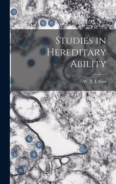 portada Studies in Hereditary Ability (in English)