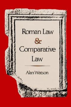 portada roman law and comparative law (en Inglés)