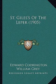portada st. giles's of the leper (1905)