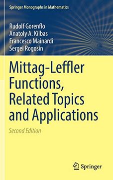 portada Mittag-Leffler Functions, Related Topics and Applications (Springer Monographs in Mathematics) (en Inglés)