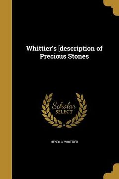 portada Whittier's [description of Precious Stones (en Inglés)