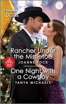 portada Rancher Under the Mistletoe & One Night with a Cowboy (in English)
