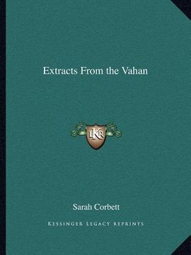 portada extracts from the vahan (en Inglés)