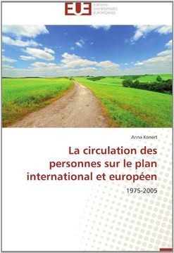 portada La Circulation Des Personnes Sur Le Plan International Et Europeen
