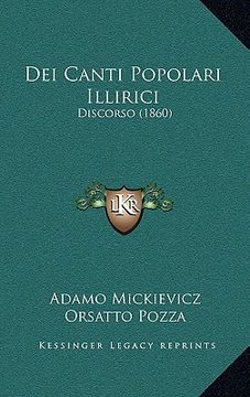 portada Dei Canti Popolari Illirici: Discorso (1860) (in Italian)