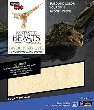 portada Incredibuilds: Fantastic Beasts and Where to Find Them: Swooping Evil 3d Wood Model and Booklet (in English)