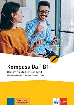 portada Kompass daf B1+: Deutsch für Studium und Beruf. Medienpaket (2 Audio-Cds + Dvd) (Kompass Daf: Deutsch für Studium und Beruf, Band 0) (en Alemán)