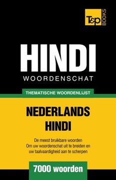 portada Thematische woordenschat Nederlands-Hindi - 7000 woorden (Dutch Edition)