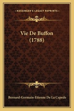portada Vie De Buffon (1788) (en Francés)