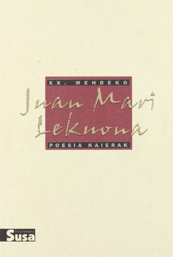 portada Juan Mari Lekuona - Xx. Mendeko Poesia Kaierak (in Basque)