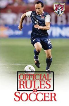 portada Official Rules of Soccer (en Inglés)