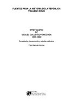 portada Epistolario de Miguel Gallo Goyenechea 1837-1869