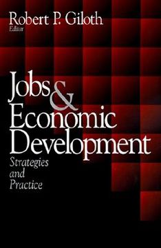 portada jobs and economic development: strategies and practice (en Inglés)