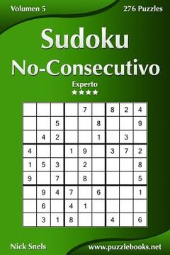 portada Sudoku No-Consecutivo - Experto - Volumen 5 - 276 Puzzles
