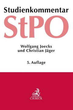 portada Strafprozessordnung (en Alemán)