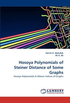 portada hosoya polynomials of steiner distance of some graphs (en Inglés)