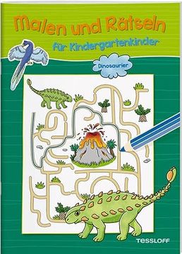 portada Malen und Rätseln für Kindergartenkinder. Dinosaurier (en Alemán)