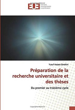 portada Préparation de la Recherche Universitaire et des Thèses: Du Premier au Troisième Cycle (en Francés)