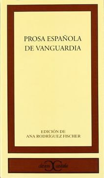 portada Prosa Espaola de Vanguardia (in Spanish)