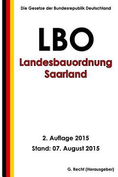 portada Landesbauordnung Saarland (LBO), 2. Auflage 2015 (in German)