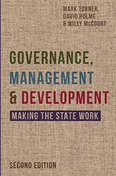 portada Governance, Management and Development: Making the State Work (en Inglés)