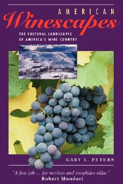 portada american winescapes: the cultural landscapes of america's wine country (en Inglés)