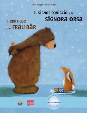 portada Herr Hase & Frau Bär. Kinderbuch Deutsch-Italienisch