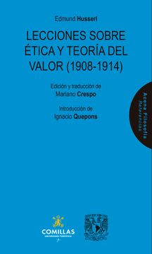 portada Lecciones Sobre Etica y Teoria del Valor (1908-1914)