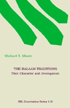 portada the balaam traditions: their character and development (en Inglés)
