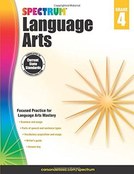 portada Spectrum Language Arts, Grade 4 (in English)