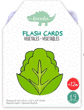 portada Flash Card Vegetales (in Español-Inglés)