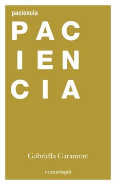 portada Paciencia (Palabras a Contratiempo) (in Spanish)