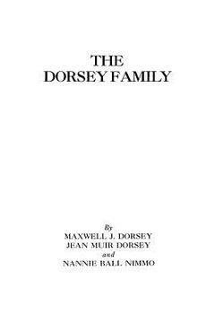 portada the dorsey family (in English)