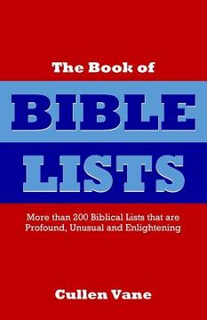 portada The Book of Bible Lists (en Inglés)