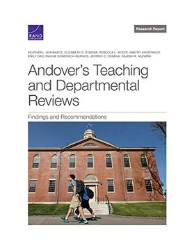 portada Andover’S Teaching and Departmental Reviews: Findings and Recommendations (en Inglés)